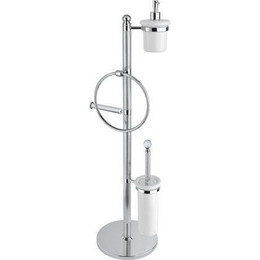 Стойка с держателем и ёршиком Cezares Olimp OLIMP-WBD-01-Sw - фото 