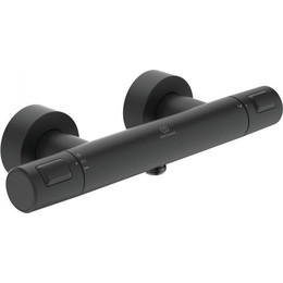 Смеситель для душа с термостатом Ideal Standard Silk Black Ceratherm T25 A7201XG, черный матовый - фото 