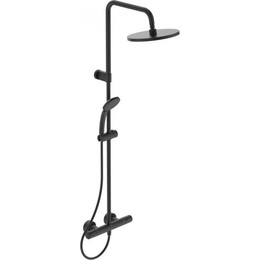 Душевая стойка с термостатом Ideal Standard Ceratherm T25 A7546XG, черный матовый - фото 