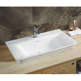 Раковина врезная на столешницу CeramaLux N 80 см NYJ851-80 - фото 