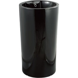 Раковина напольная CeramaLux N 45 см B135B, черный глянцевый - фото 