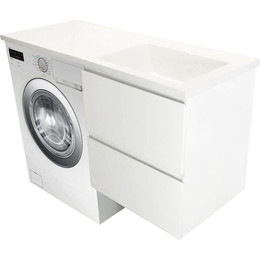 Тумба подвесная с раковиной-столешницей Эстет Dallas Luxe 105 см (2 ящика) R ФР-00009672 - фото 