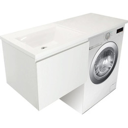 Тумба подвесная с раковиной-столешницей Эстет Dallas Luxe 150 см (1 ящик) L ФР-00009689 - фото 