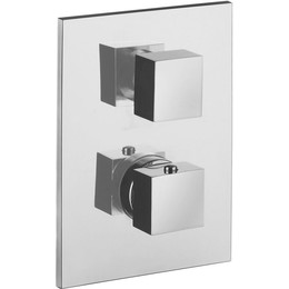 Смеситель для ванны с термостатом Paffoni Elle LEQ518CR/M (2 положения) - фото 