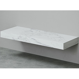 Столешница Velvex Unit 140 см st.UNI.140-630, белый мрамор - фото 