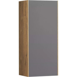 Шкаф подвесной Акватон Сохо 35 см 1A258403AJA00, графит/дуб веллингтон - фото 