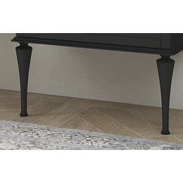 Ножки для мебели Cezares Tiffany 35 см 40387, Nero grafite - фото 