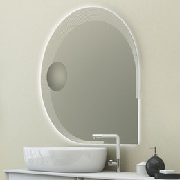 Зеркало Cezares Led 90 см 45012 - фото 