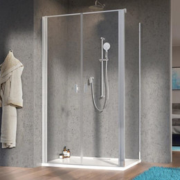 Душевое ограждение Radaway Nes 8 DWD+S 120x75 см (стекло 8 мм), хром/прозрачное - фото 