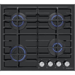 Газовая варочная поверхность Maunfeld EGHG.64.6CB/G (чёрное стекло) - фото 
