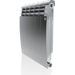 Радиатор Royal Thermo BiLiner 500 Silver Satin 480х570 мм (6 секций) - фото 