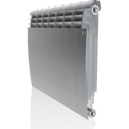 Радиатор Royal Thermo BiLiner 500 Silver Satin 640х570 мм (8 секций) - фото 