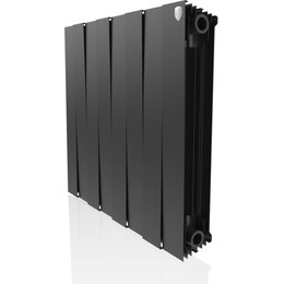 Радиатор Royal Thermo Piano Forte 500 Noir Sable 640х590 мм (8 секций) - фото 
