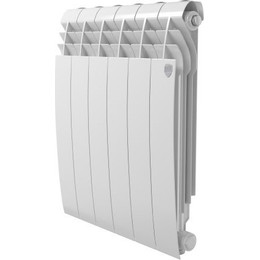 Радиатор Royal Thermo Biliner Alum 500 Bianco Traffico 480х580 мм (6 секций) - фото 