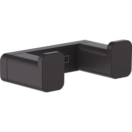 Двойной крючок Hansgrohe AddStoris 41755670, черный матовый - фото 
