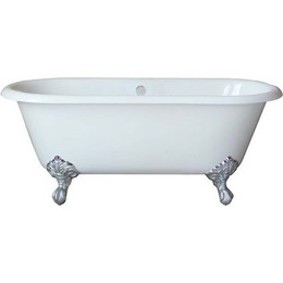 Ванна отдельностоящая Magliezza Patricia CR 168x76 см (ножки хром) - фото 