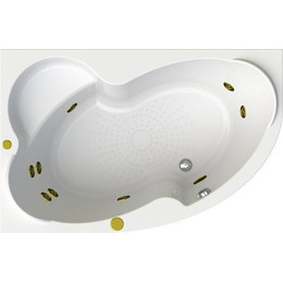 Ванна гидромассажная Радомир Ирма 149x96 см L (Гидромассаж "Релакс" Gold) - фото 