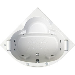 Ванна гидромассажная Радомир Сорренто 130x130 см (Гидромассаж "Терапия" Chrome) - фото 