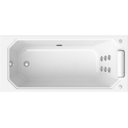Ванна гидромассажная Радомир Уэльс 170x75 см (Гидромассаж "Стандарт" Chrome) - фото 
