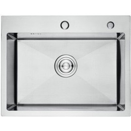 Кухонная мойка Gerhans K36045 1 мм, нержавеющая сталь, Цвет производителя: нержавеющая сталь - фото 