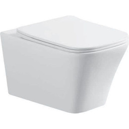 Унитаз подвесной безободковый Art&Max Platino AM9321CHR - фото 