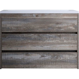 Тумба напольная с раковиной Art&Max Family-1000-3C-PIA-PE 100 см, бетон экзотик - фото 