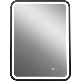 Зеркало Art&Max Genova Led 60 см AM-Gen-600-800-S-F-Т, черный - фото 