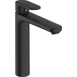 Смеситель для раковины высокий Hansgrohe Vernis Blend 71552670, черный матовый - фото 