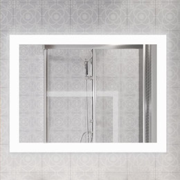 Зеркало Art&Max Soli Led 80 см AM-Sol-800-600-DS-F-H - фото 