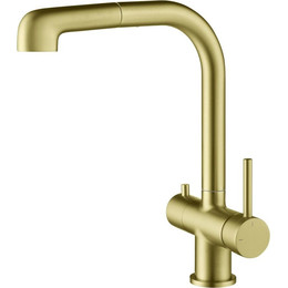 Смеситель для кухни Timo Saona 2346/17FL, золото матовое - фото 