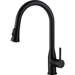 Смеситель для кухни Timo Saona 2336/03FL, черный матовый - фото 