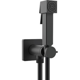 Набор для гигиенического душа Bossini Cube Brass E38003B.073 (с прогрессивным картриджем​) черный матовый - фото 