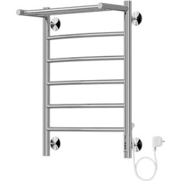 Полотенцесушитель электрический Royal Thermo Аора с полкой П6 450х650 мм - фото 