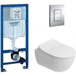 Инсталляция Grohe Rapid SL с подвесным безободковым унитазом Kale Zero 2.0 - фото 