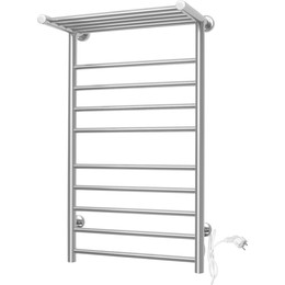 Полотенцесушитель электрический Domoterm Аврора с полкой П10 500х900 мм (возможность скрытого подключения) EK R - фото 