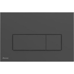 Кнопка смыва Ravak Uni Slim X01744, чёрный матовый - фото 