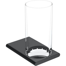 Стакан для зубных щеток Keuco Edition 400 11550139000, цвет хром чёрный - фото 