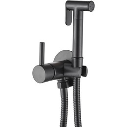 Набор для гигиенического душа AQG Taus 34TAU0010520, черный матовый - фото 