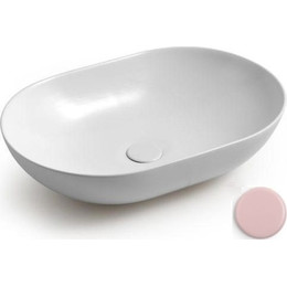 Раковина-чаша White Ceramic Balisong 60 см W0807PK, розовый матовый - фото 