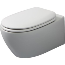 Унитаз подвесной безободковый White Ceramic Basic W020301 - фото 