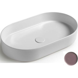 Раковина-чаша White Ceramic Blade 60 см W0527PL, сливовый матовый - фото 