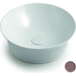 Раковина-чаша White Ceramic Idea 42 см W10307PL, сливовый матовый - фото 
