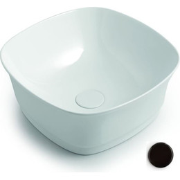 Раковина-чаша White Ceramic Idea 43 см W1000705, черный матовый - фото 