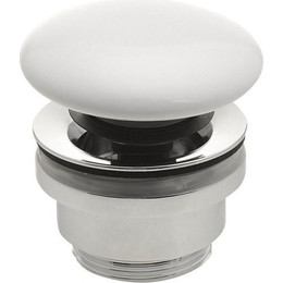 Донный клапан White Ceramic MEW060901, белый глянцевый - фото 