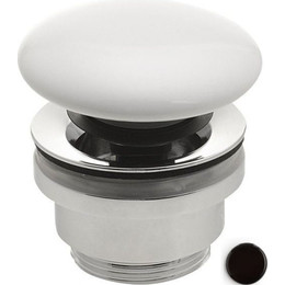 Донный клапан White Ceramic MEW060905, черный матовый - фото 