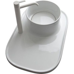 Раковина-чаша со столешницей White Ceramic Upper 70 см W300701 - фото 