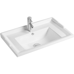 Раковина врезная на столешницу SantiLine 80 см SL-2112(80) - фото 