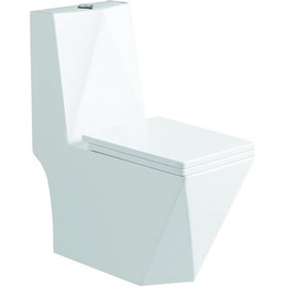 Унитаз-компакт безободковый SantiLine SL-5013 с крышкой микролифт - фото 