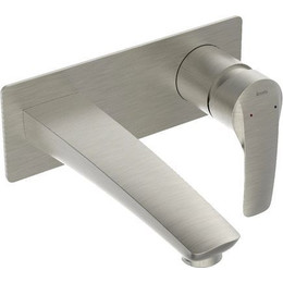 Смеситель для раковины настенный Iddis Ray RAYBN00i65, сатин - фото 