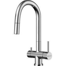 Смеситель для кухни Omoikiri Akita-S BN 4994302, нержавеющая сталь - фото 